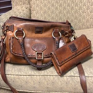 Dooney and Bourke matching purse and wallet